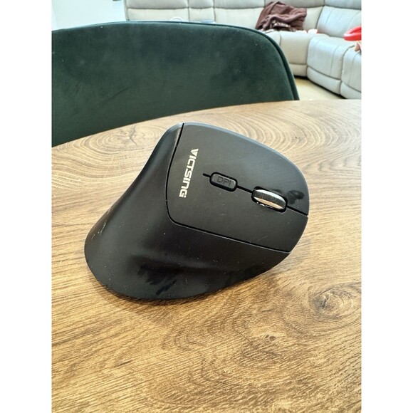 Wireless Mouse Victsing Vertical PC134A Black With USB Dongle 2.4GHz Works Great - Picture 2 of 5